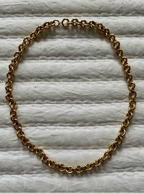 Jewelry - Vintage Gold Rolo Link Necklace